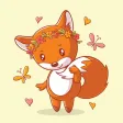 Crazy Little Fox Stickers Crazy Little Fox Stickers