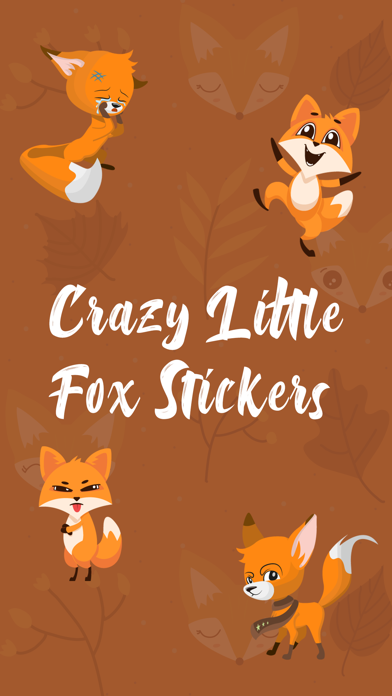 Crazy Little Fox Stickers应用截图