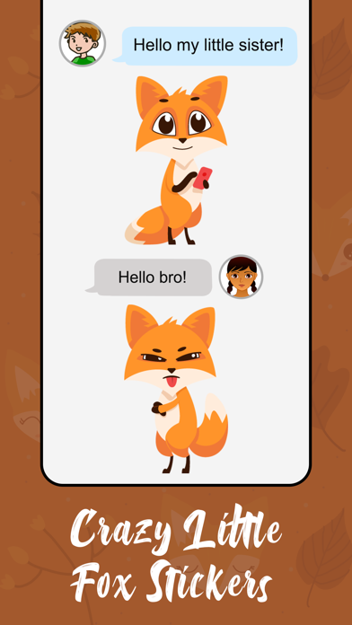 Crazy Little Fox Stickers应用截图