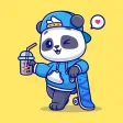 Cute Panda Stickers Pack!