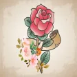 Rose &Flower,Fragnance Sticker Rose &Flower,Fragnance Sticker