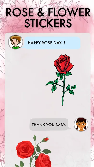 Ảnh chụp màn hình của Rose &Flower,Fragnance Sticker