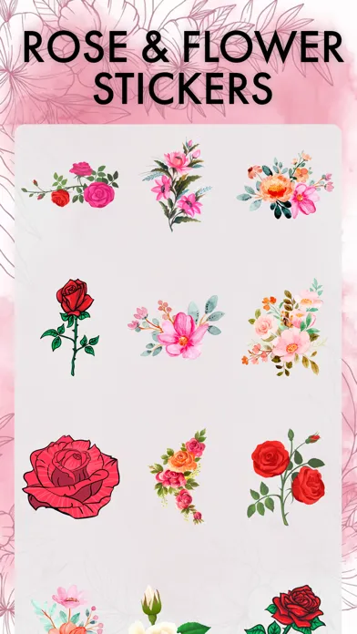 Ảnh chụp màn hình của Rose &Flower,Fragnance Sticker