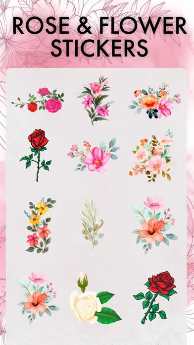 Ảnh chụp màn hình của Rose &Flower,Fragnance Sticker