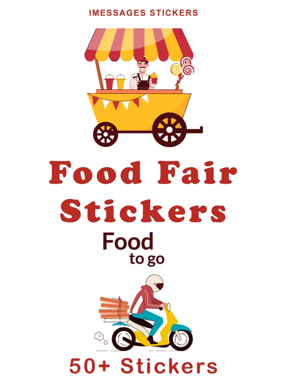 Food Fair Sticker iPad 应用截图