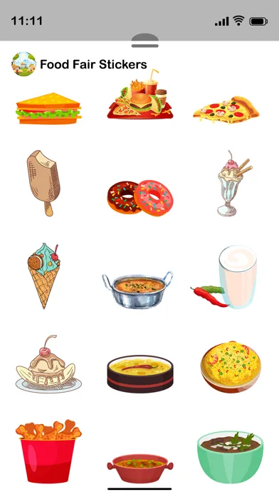 Food Fair Sticker应用截图