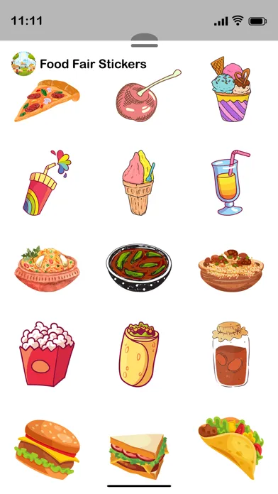 Food Fair Sticker应用截图