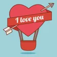 Love In Air-Kiss,Love Sticker Love In Air-Kiss,Love Sticker