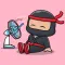 Ninja Dashing Stickers Pack