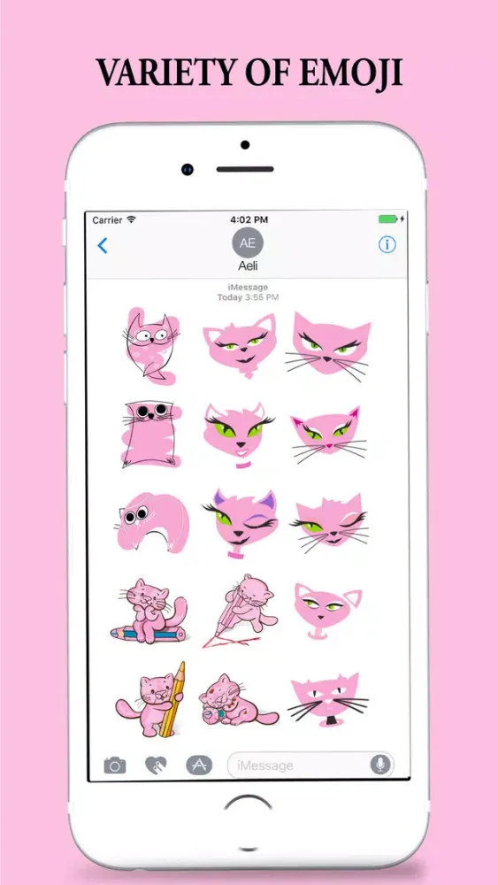 Pink Partner Stickers for iMessages স্ক্রিনশট
