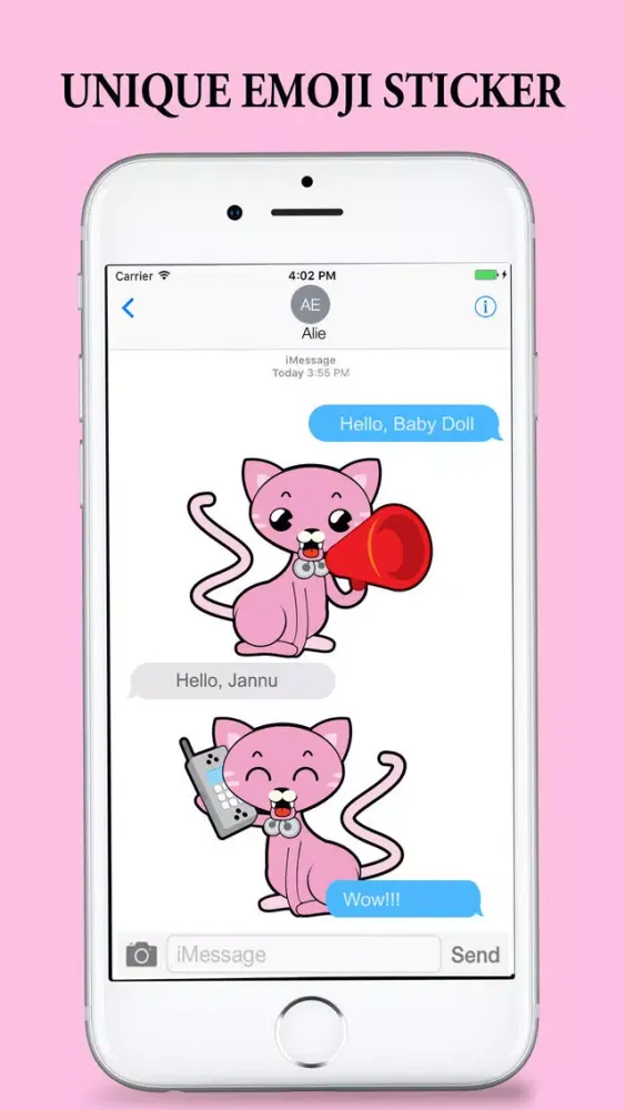 Pink Partner Stickers for iMessages স্ক্রিনশট