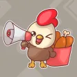 Pop Chicken Stickers Pop Chicken Stickers