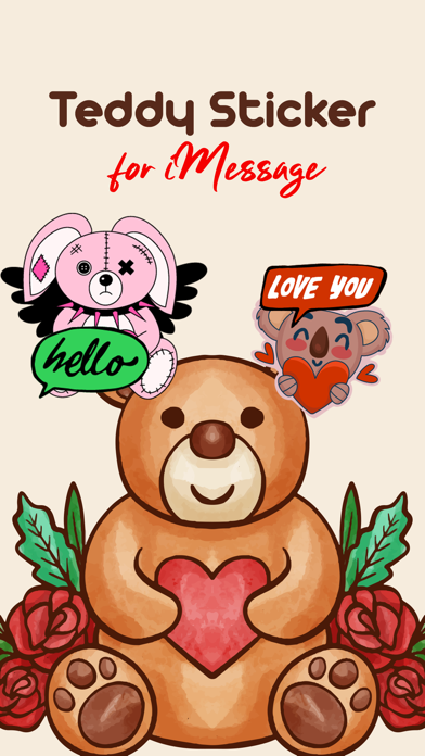 Screenshot di Teddy Sticker for iMessage
