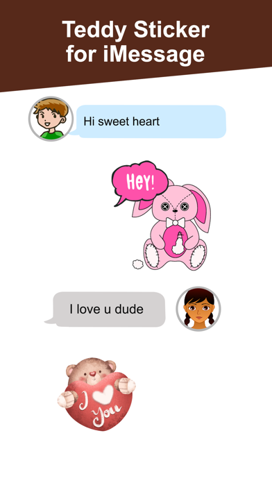 Screenshot di Teddy Sticker for iMessage