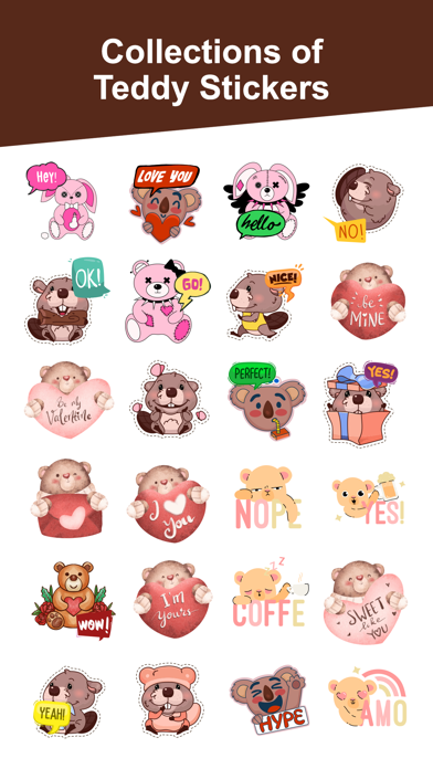 Screenshot di Teddy Sticker for iMessage