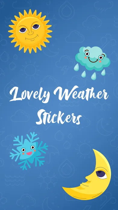 Lovely Weather Stickers Screenshots