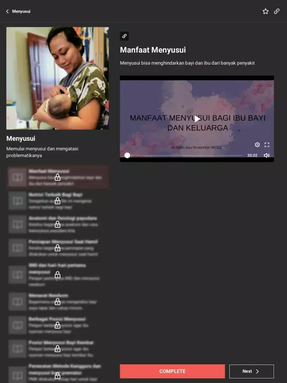 Menjadi Ibu iPad 应用截图