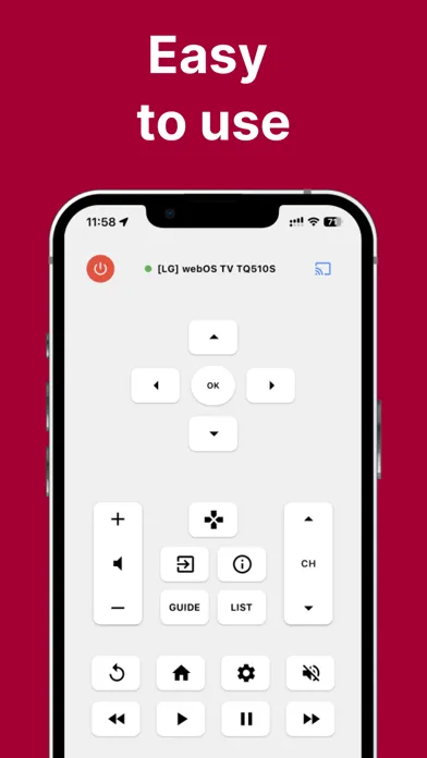 Remote for LG TV・应用截图