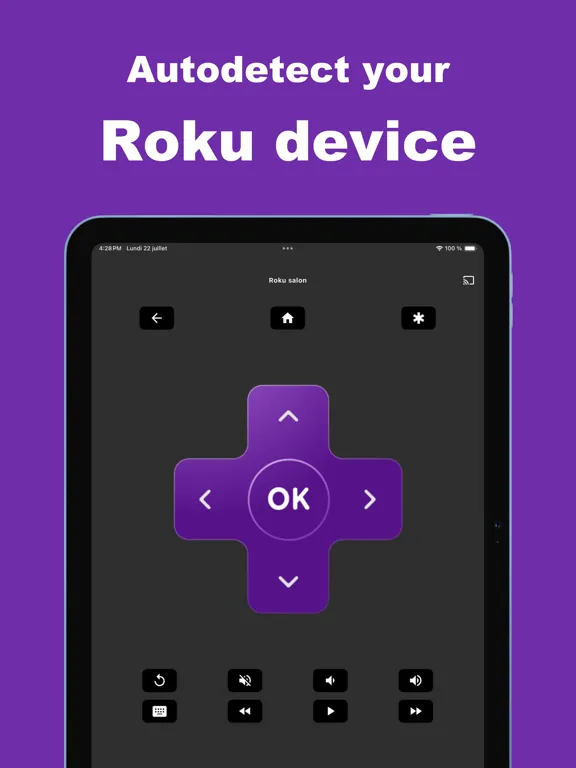 Roku Remote・ iPad  スクリーンショット