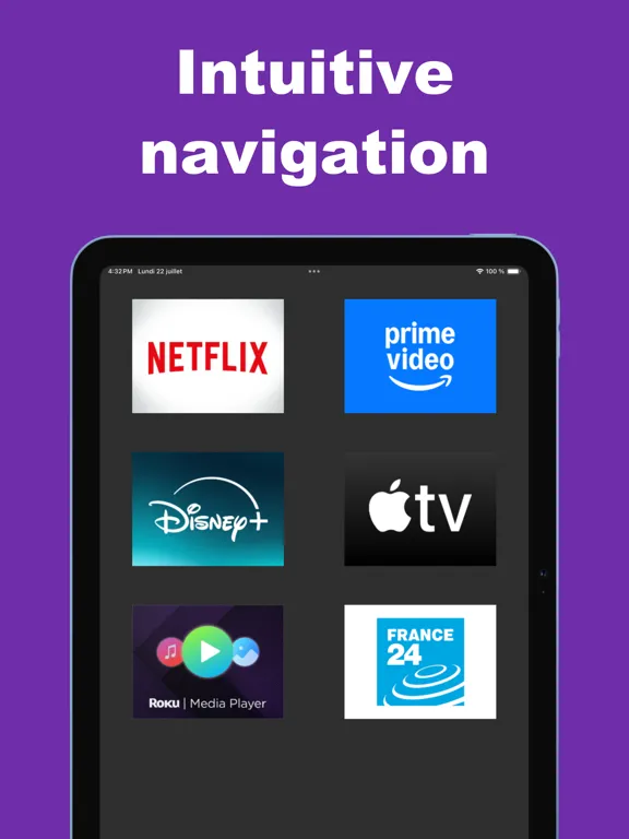Roku Remote・ iPad  スクリーンショット