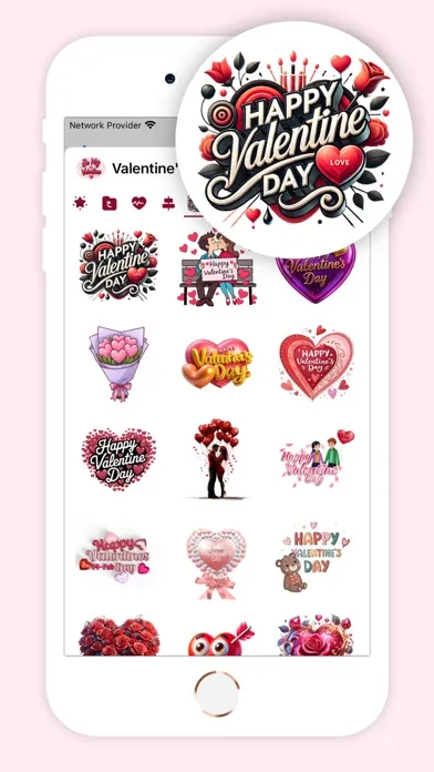 Tangkapan skrin Valentine's Day Animated