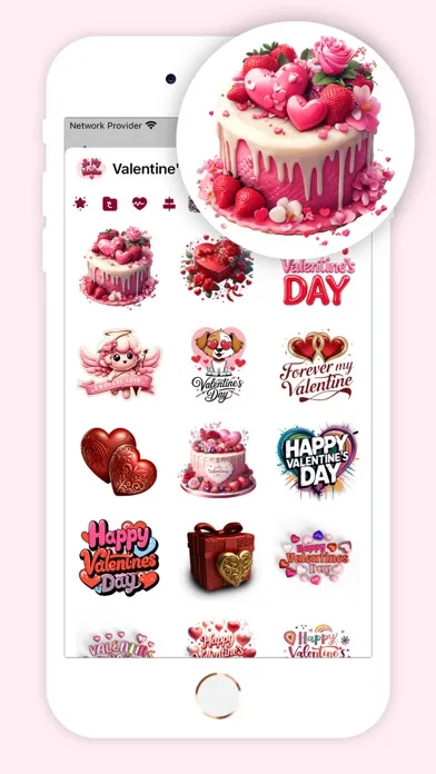 Tangkapan skrin Valentine's Day Animated