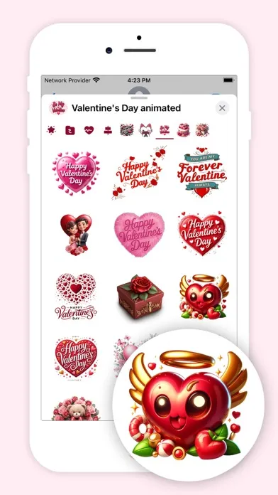 Tangkapan skrin Valentine's Day Animated