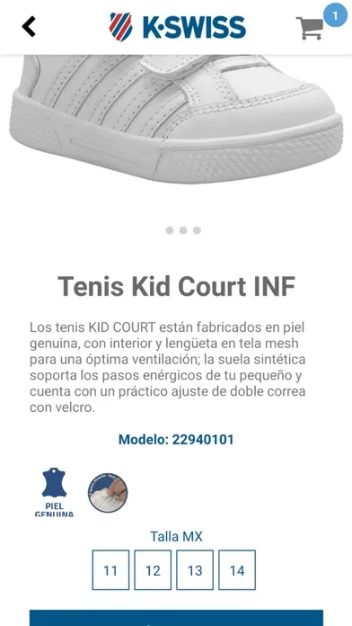 K-Swiss Screenshots