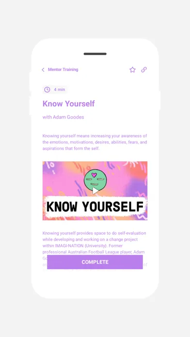 Mentor Training App Screenshots