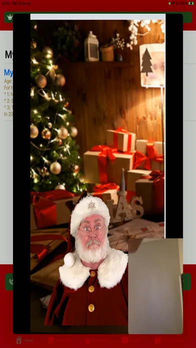 Capturas de tela do A letter to Santa Claus