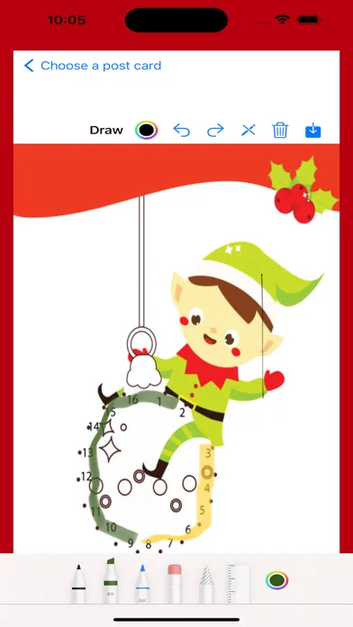 Capturas de tela do A letter to Santa Claus
