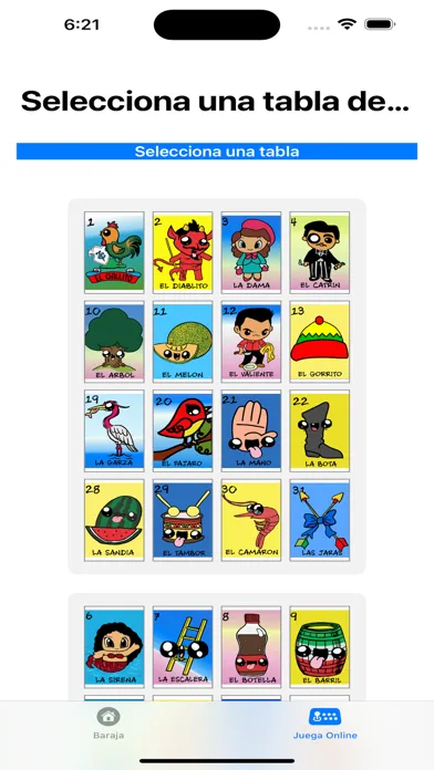 Game Loteria Mexicana Ekran Görüntüleri
