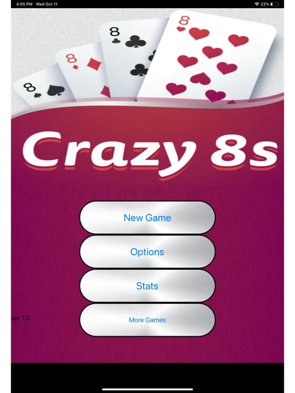 Crazy 8s Classic iPad 应用截图