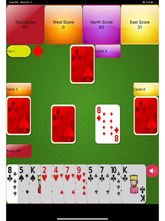 Crazy 8s Classic iPad 应用截图