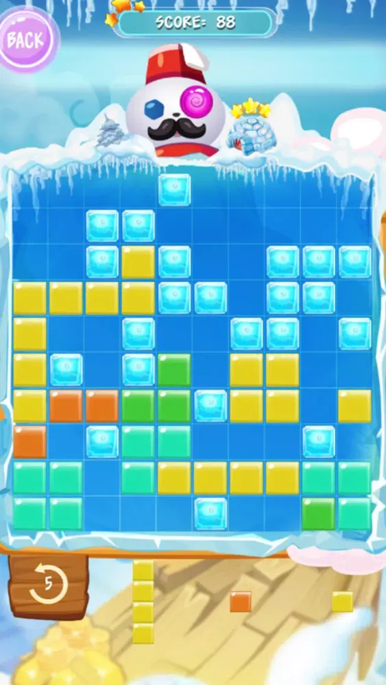 Block Puzzle for 1010 tiles: Winter blocks game应用截图