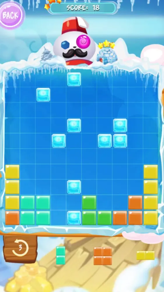 Block Puzzle for 1010 tiles: Winter blocks game应用截图