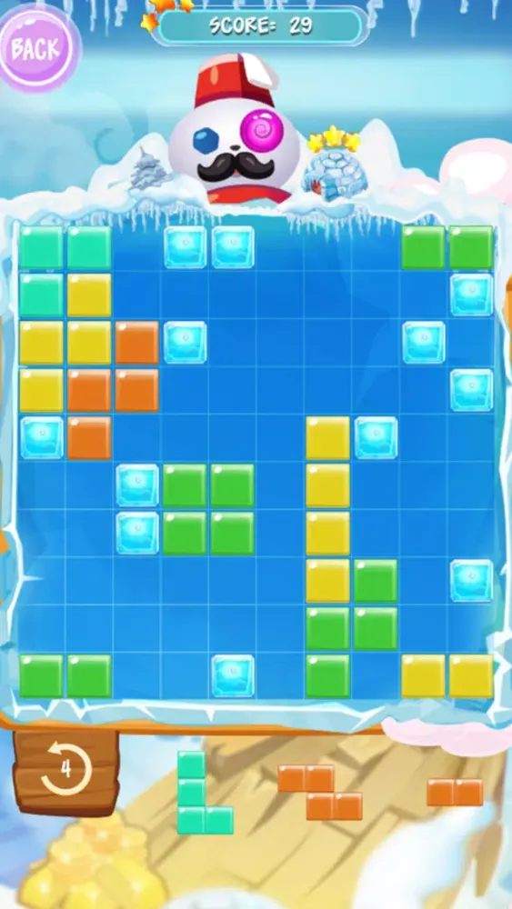 Block Puzzle for 1010 tiles: Winter blocks game应用截图