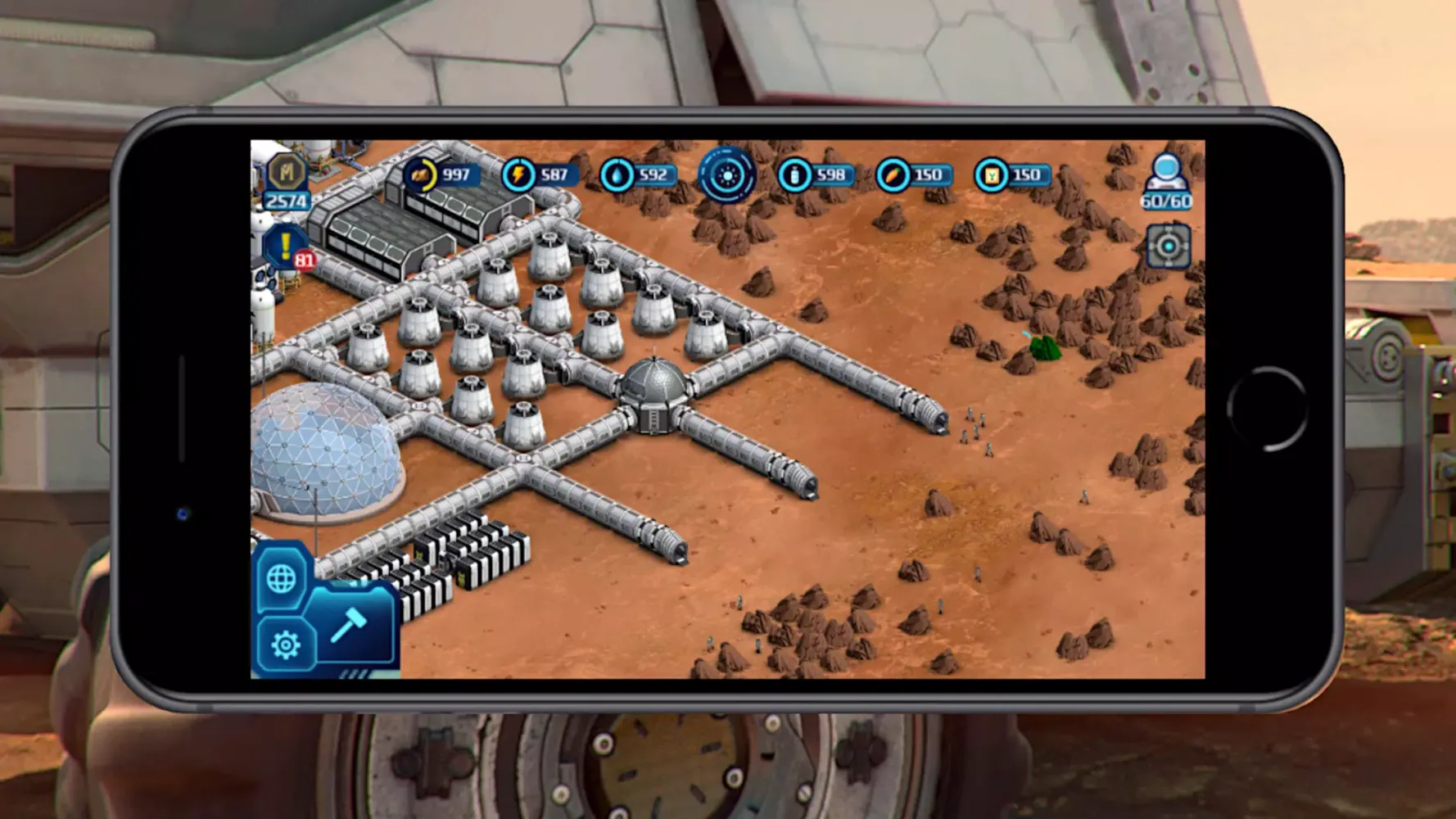 Captures d'écran de Occupy Mars: Colony Builder