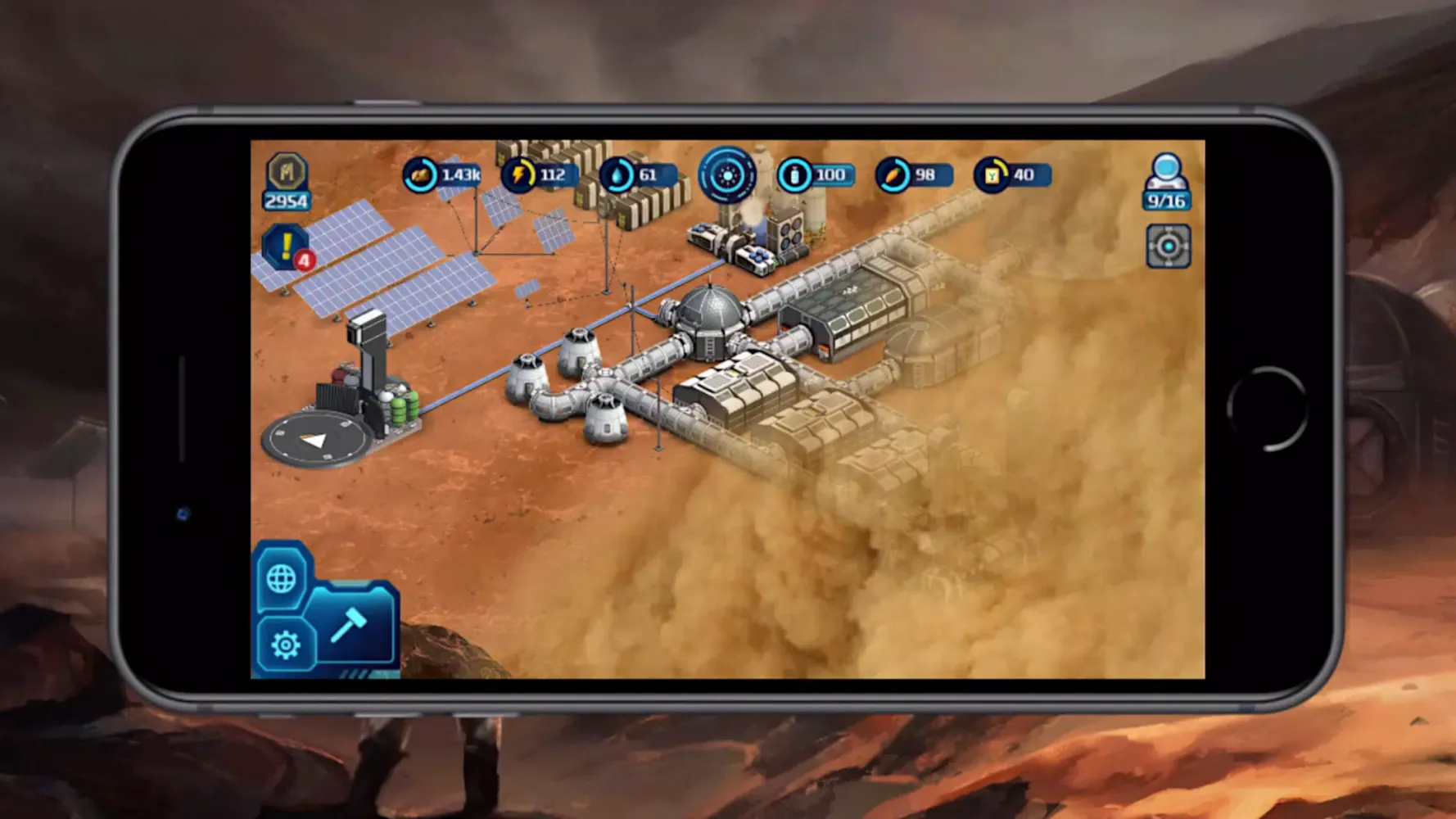 Captures d'écran de Occupy Mars: Colony Builder