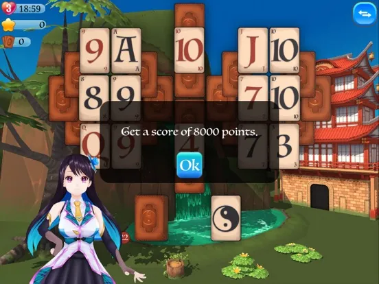 Pyramid Solitaire Asia iPad  스크린샷