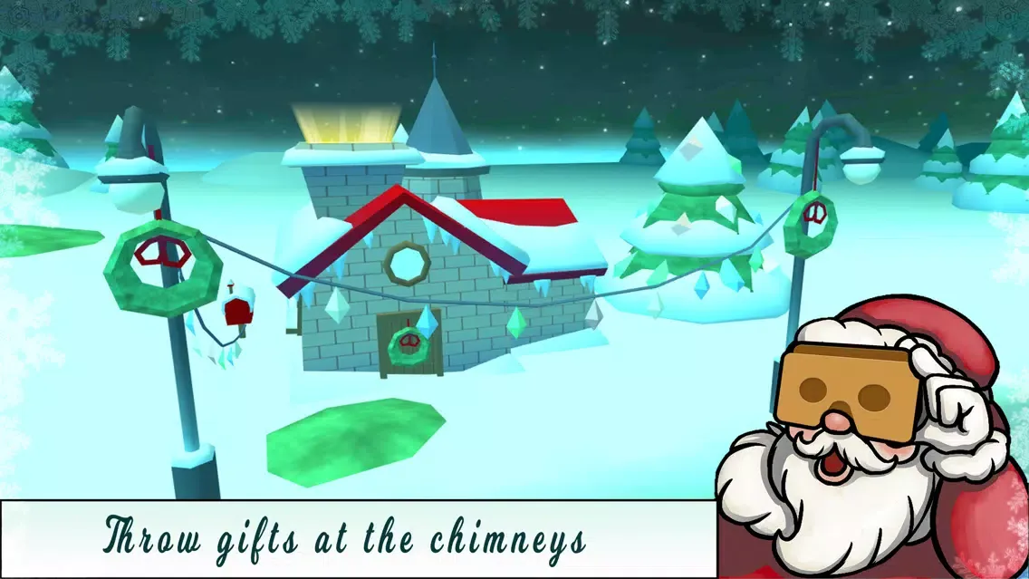 Tangkapan skrin Santa's Magic Sleigh VR