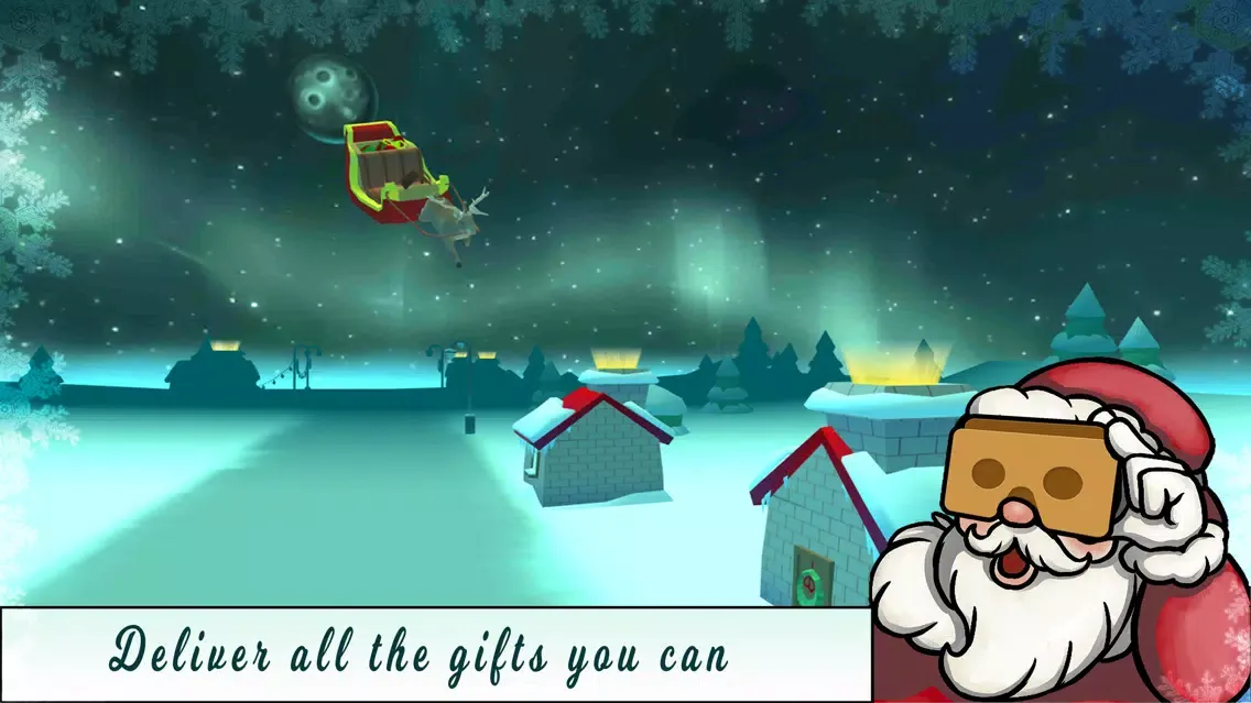 Tangkapan skrin Santa's Magic Sleigh VR