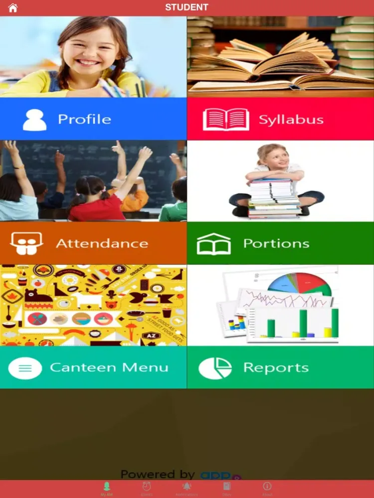 Tangkapan layar Vedha International School iPad 