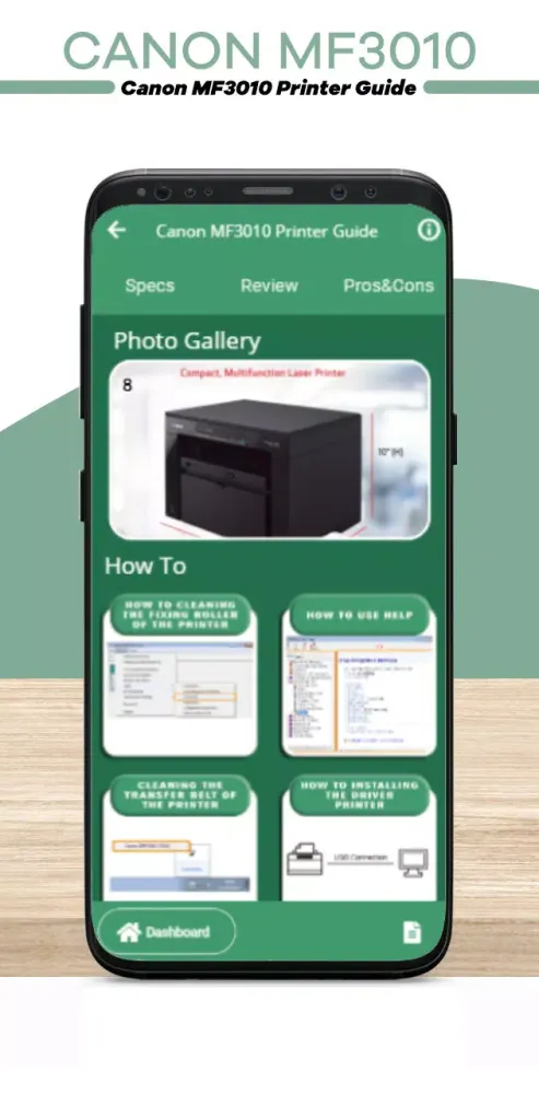 Canon MF3010 Printer Guide Screenshots