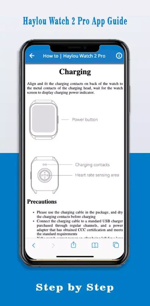 Captures d'écran de Haylou Watch 2 Pro App Guide