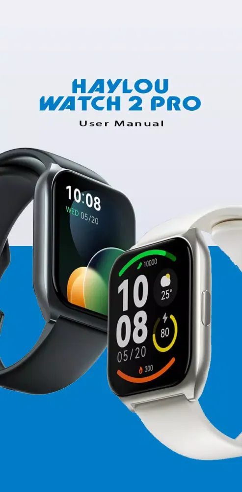 Captures d'écran de Haylou Watch 2 Pro App Guide
