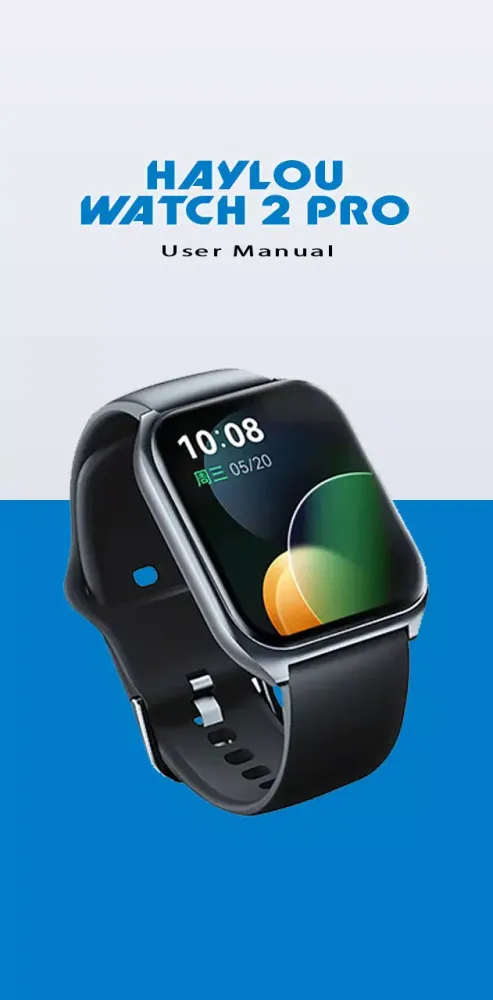 Captures d'écran de Haylou Watch 2 Pro App Guide