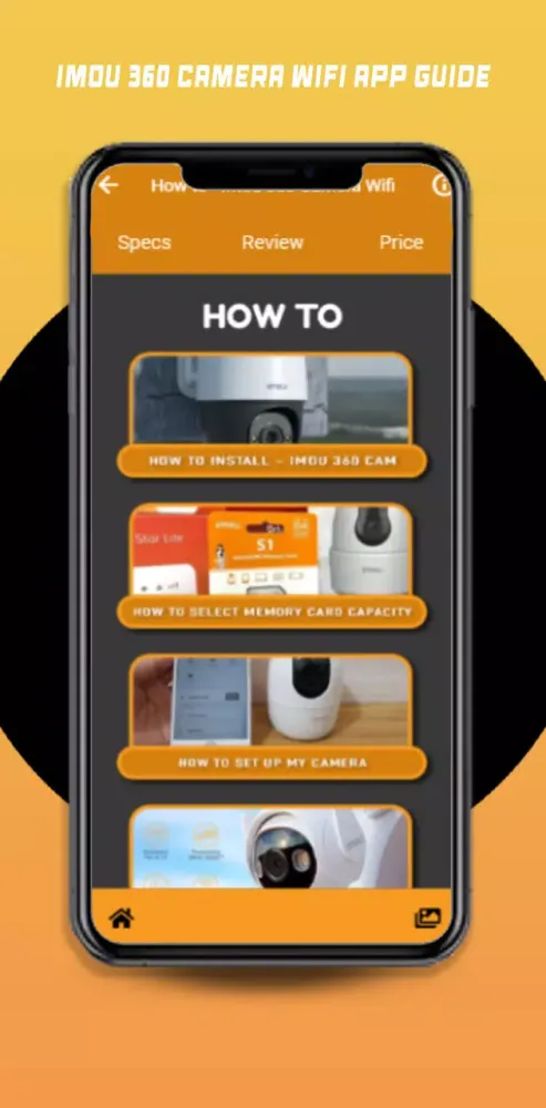 IMOU 360 camera wifi app guide Screenshots