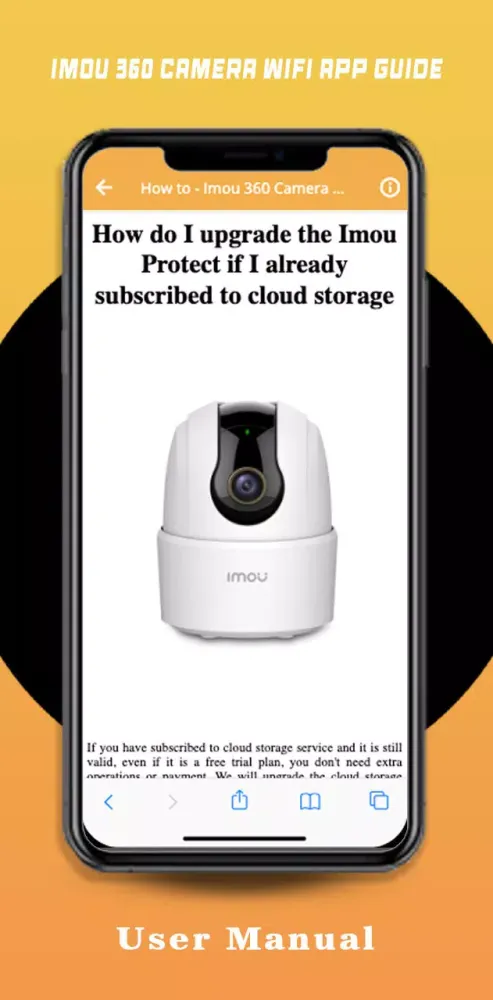 IMOU 360 camera wifi app guide Screenshots