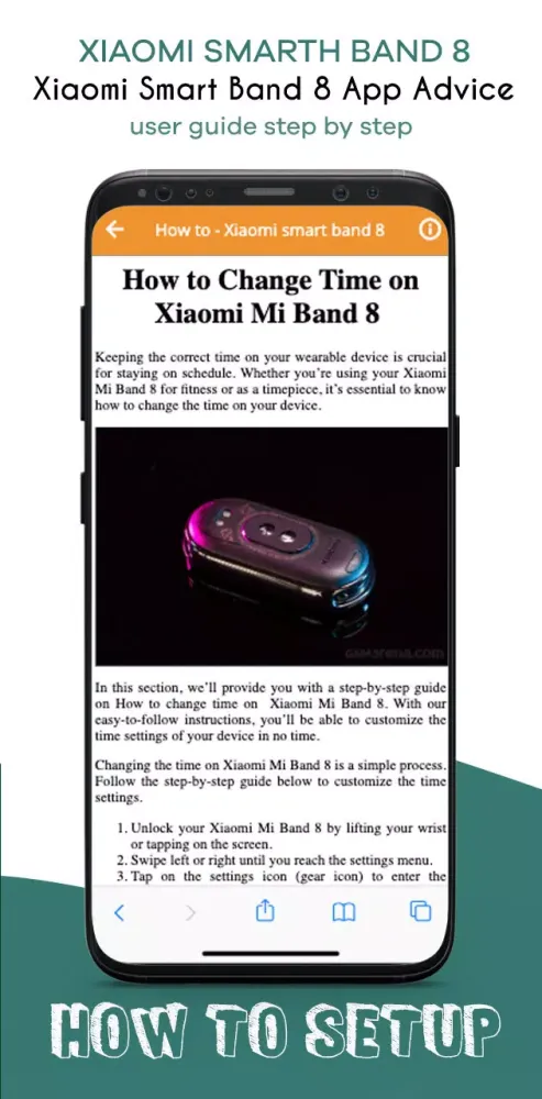 xiaomi Smart Band 8 App Advice Screenshots